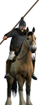 Germánští kopiníci na koních