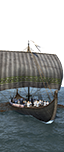 Długi okręt skeid - Alańscy maruderzy z łukami