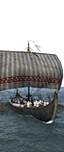 Długi okręt skeid - Wandalscy maruderzy z łukami
