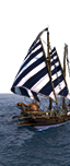 Dromonarion für griechisches Feuer - Slawische leichte Schiffer
