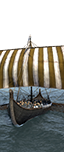 Długi okręt snekkja - Germańscy maruderzy