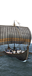 Długi okręt skeid - Germańscy maruderzy z łukami