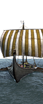Smoczy okręt drakkar - Królewscy marynarze sascy