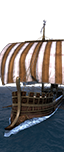Towered Liburnian Warship - Chosen Germanic Boatmen