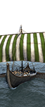 Długa łódź - Żeglarze z włóczniami