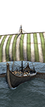 Vikingská snekkja - Germánští marodéři