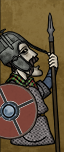 Lanciers mobiles en armure