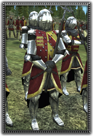 Dismounted English Knights