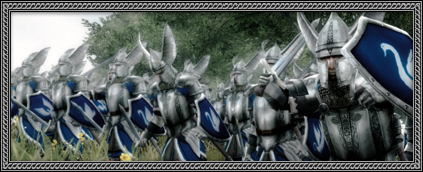 Dismounted Swan Knights