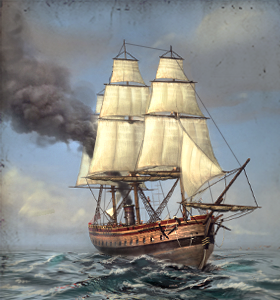 38-gun Steam Ship