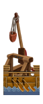 Quinqueréma s artilerií - Římský katapult (loď)