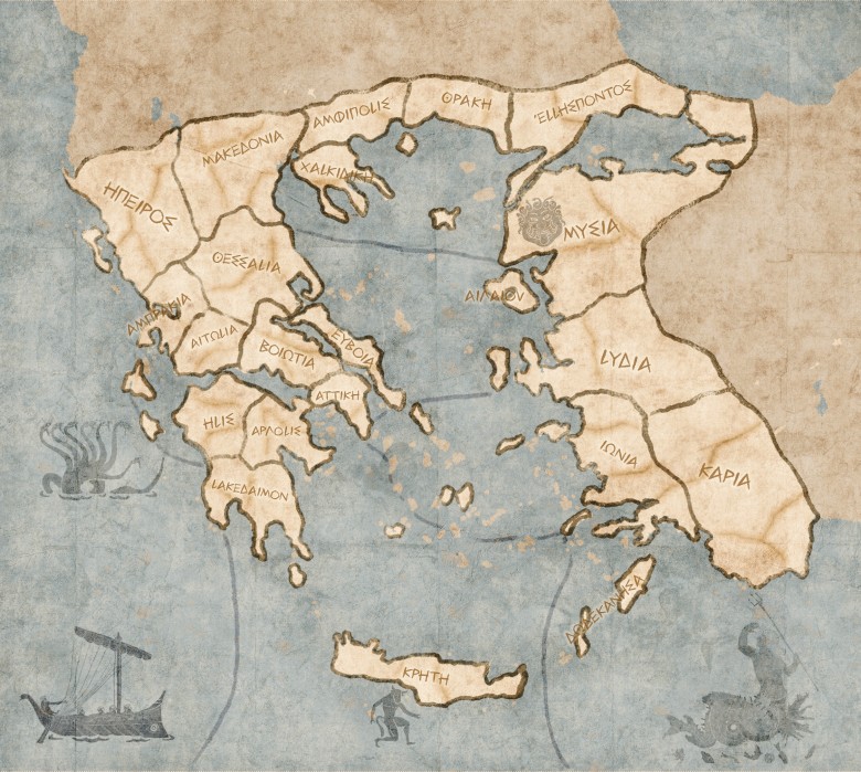 Auxiliary Map - Gortina (L’ira di Sparta) - Divide et Impera - Royal Military Academy