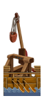 Quinquérème (artillerie) - Onagre romain (naval)
