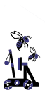Římský onager se včelími hnízdy
