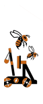 Griechischer Bienenstock werfender Onager