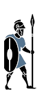 Lanceros de leva con escudo