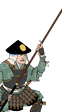 Ashigaru Odów z długimi yari