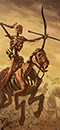Arqueiros Esqueletos a Cavalo